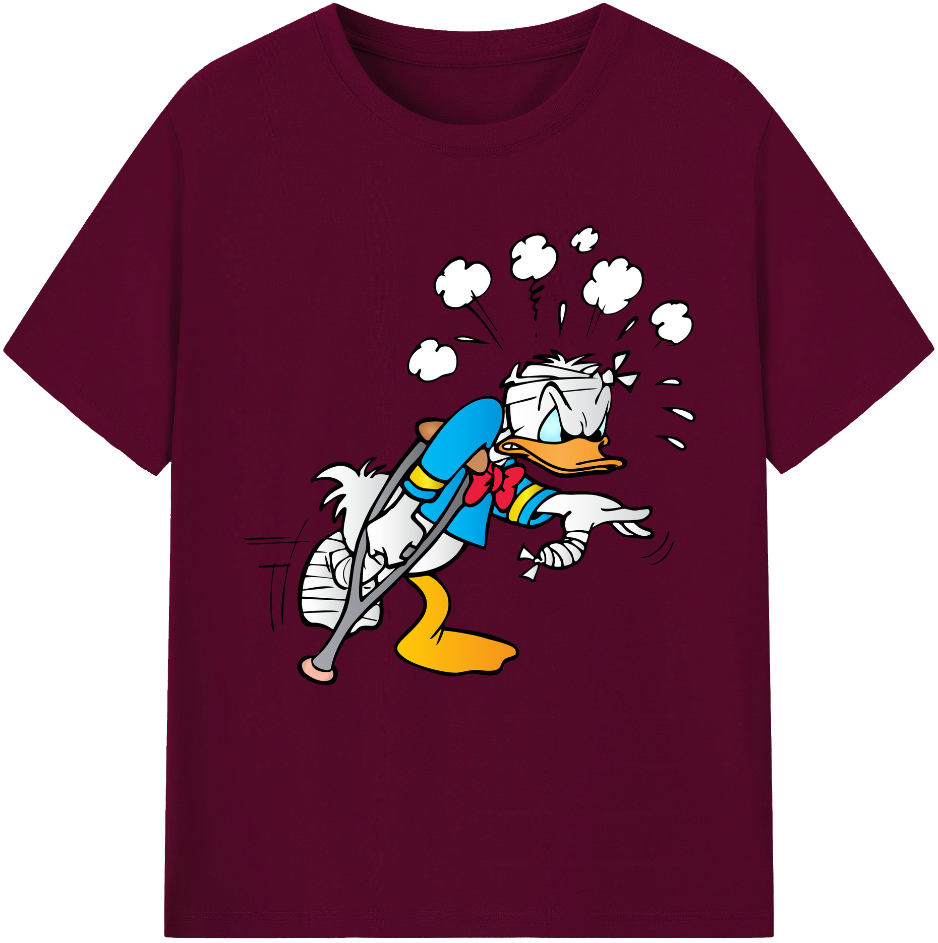 （画像用） ミッキーマウス Mickey Mouse レディースカジュアルプリントTシャツ（綿100％）